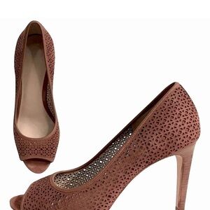 Tory Burch 
Open Toe Heels
Size 10 M